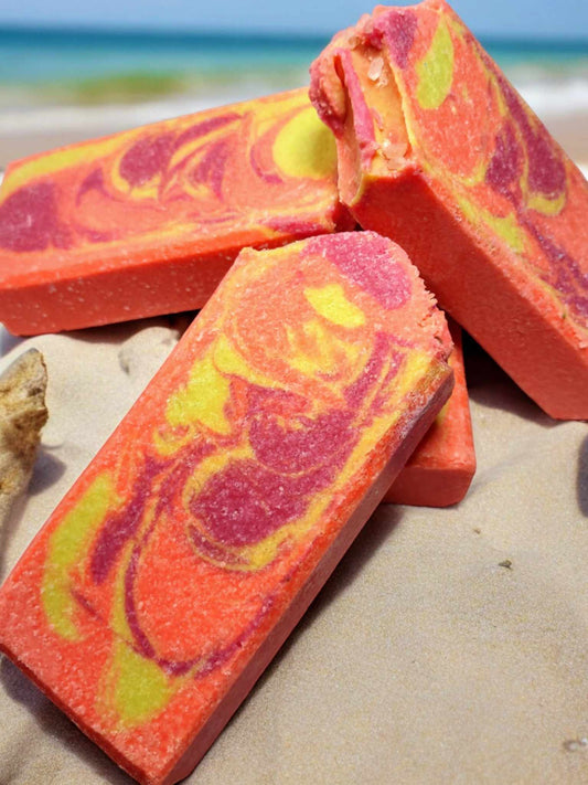 Fantasy Sunset Artisan Salt Bar (tropical fruit scent)